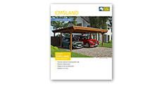 Brochure Carport Bois  EMSLAND XL 6130 x 6040mm