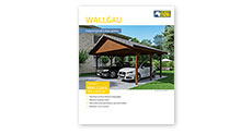 Brochure Carport Bois WALLGAU XL 6200 x 5000mm