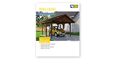 Brochure Carport Bois WALLGAU 4300 x 5000mm