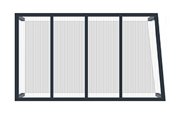 Schéma n°3 d'exemple de la configuration du Carport CLIMALUX Autoportée