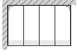 Schema n°2 de la Configuration Standard de la Toiture de Véranda Climalux