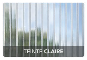 Plaque Polycarbonate Clair