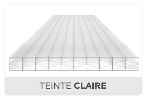 Plaque Polycarbonate 16mm TOP-X6 Clair