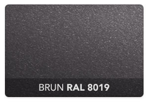 Brun RAL 8019 Sablé