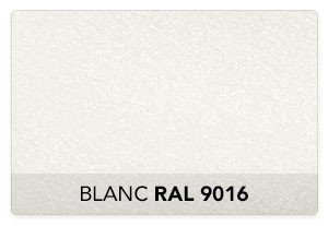 Blanc RAL 9016 Sablé