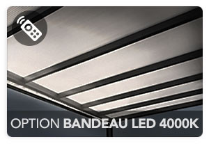 Option Bandeau LED 4000K  (avec Télécommande)