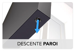 Évacuation d'eau intégrée