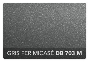 Gris Fer Micacé DB 703 M Structuré Métallisé