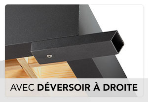 Avec    Déversoir à Droite