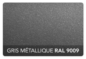Gris Métallique RAL 9009 Structuré