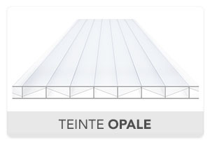 Plaque Polycarbonate 16mm 3P Opal
