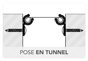 Pose en tunnel