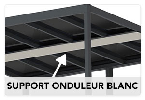 Support Onduleur Blanc