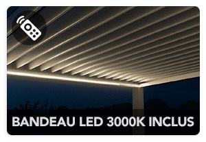 Bandeau LED 3000K (Inclus)