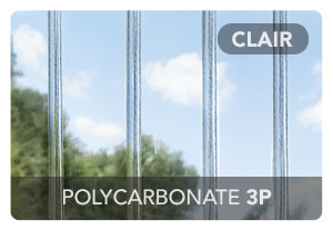 Polycarbonate 16mm 3P Clair