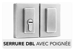 Serrure Double avec Poignée