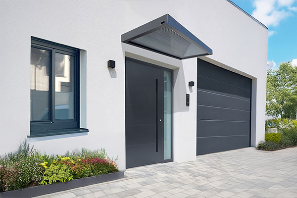 Photo de l'Auvent de Porte d'Entrée BS 3D-LINE