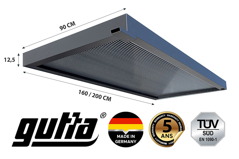 Schéma de l'Auvent de Porte d'Entrée BS 3D-LINE