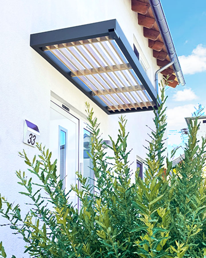 Photo n°1 de l'Auvent de Porte d'Entrée BS TIMBER-LINE