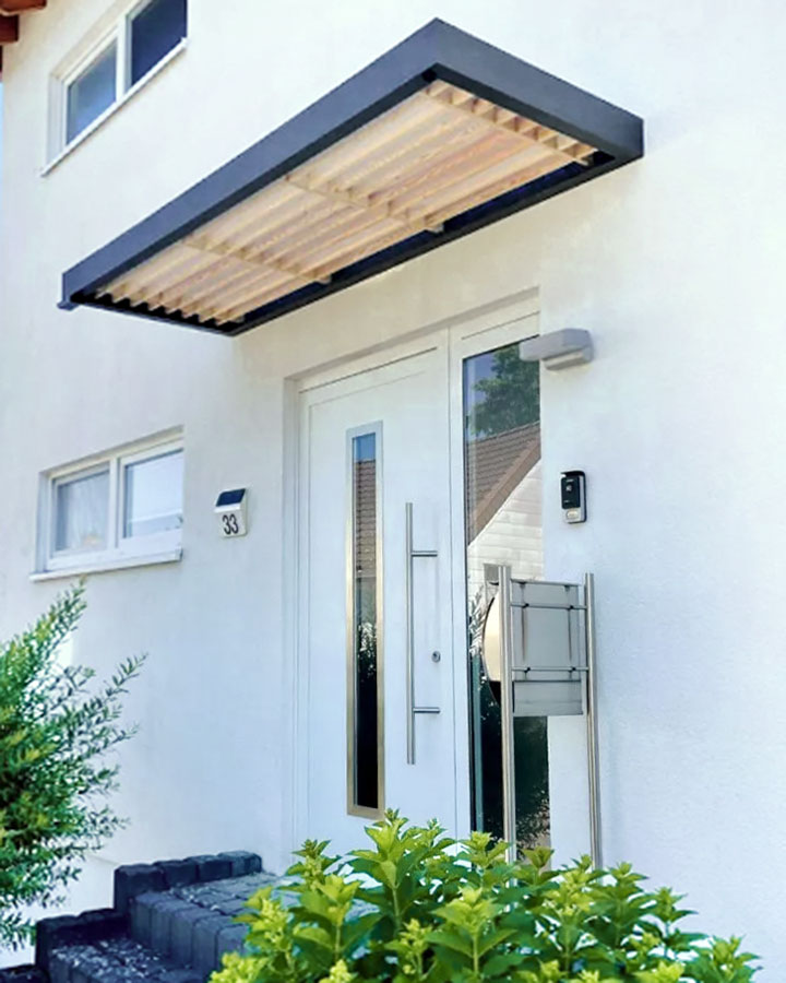 Photo n°3 de l'Auvent de Porte d'Entrée BS TIMBER-LINE