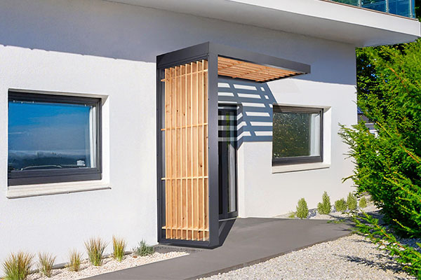 Photo de la Paroi Latérale et de l'Auvent BS TIMBER-LINE