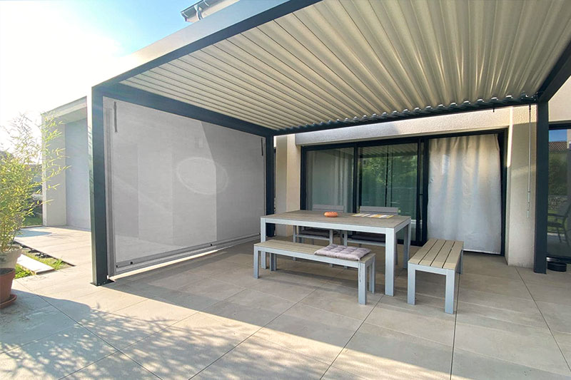 Photo n°1 du Store Screen VIZEO pour Pergola