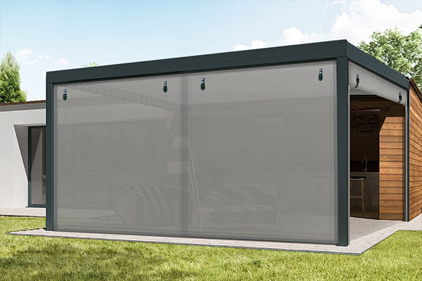 Photo d'une Pergola Bioclimatique équipée stores screen