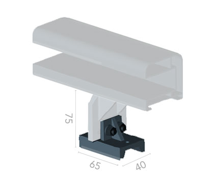 Schéma du Support de fixation de type U