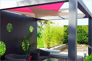 Photo n°1 du Voile d'Ombrage Extensible pour Pergola