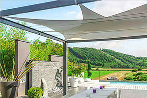 Photo n°3 du Voile d'Ombrage Extensible pour Pergola