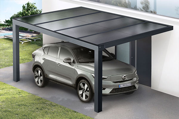 Photo d'un Carport Solaire HORIZON