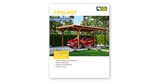 Brochure Carport Bois EMSLAND 3540 x 6040mm