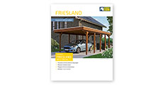 Brochure Carport Bois FRIESLAND 3970 x 7080mm