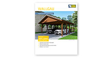Brochure Carport Bois WALLGAU XL 6200 x 7500mm