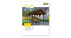 Brochure Carport Bois WALLGAU 4300 x 6000mm