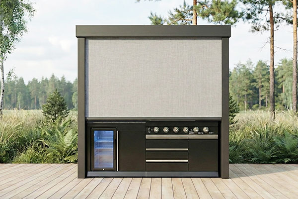 Photo du SMOKEBOX Essentiel XL équipé d'accessoires