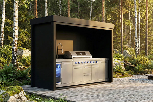 Photo du SMOKEBOX Essentiel XXL équipé d'accessoires