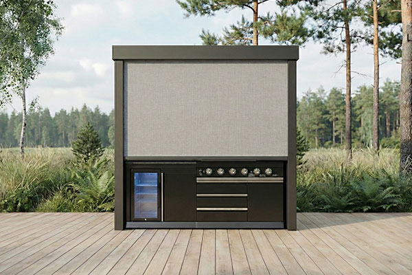 Photo du SMOKEBOX Essentiel XXL équipé d'accessoires