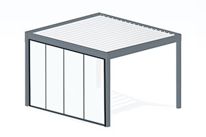Option Paroi Polycarbonate Vertical