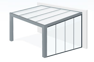 Option Paroi Polycarbonate Vertical