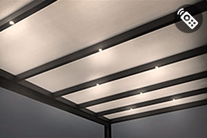 Option Spots LED 2800K (avec Télécommande)