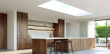 Photo d'un puits de lumière