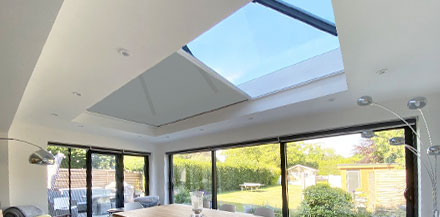 Photo d'un store de puits de lumière