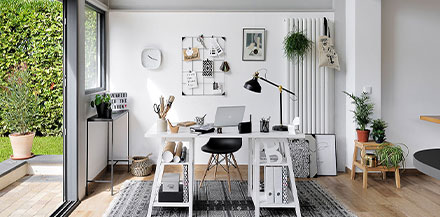 Photo d'un bureau de jardin