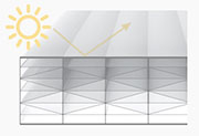 Schema du Polycarbonate 32mm Opal Anti-chaleur