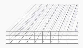 Schema du Polycarbonate 10mm Opal