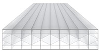 Schema du Polycarbonate 32mm Clair