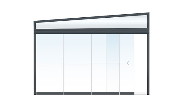 Exemple d'implantation du Trapèze Latéral pour Pergola n°1