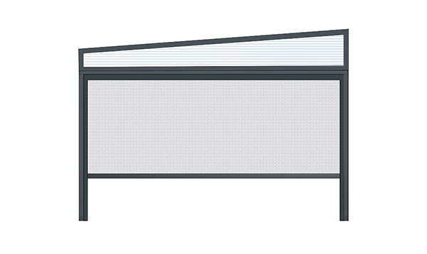 Exemple d'implantation du Trapèze Latéral pour Pergola n°3