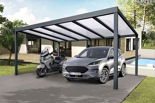 Photo d'un Carport Aluminium